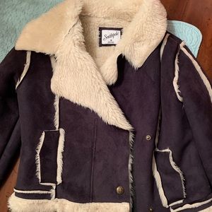 South Pole faux fur jacket size medium